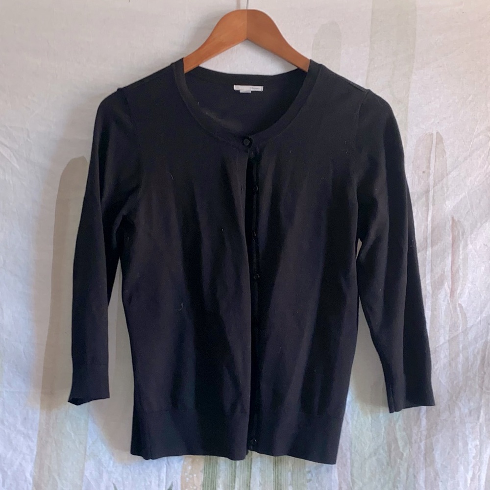 Halogen Button Down Black Cardigan 🌵Large